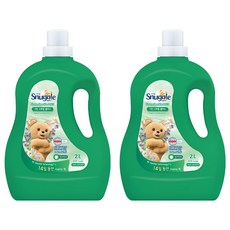 스너글 섬유유연제 그린스파클 플러스 본품, 2L, 2개