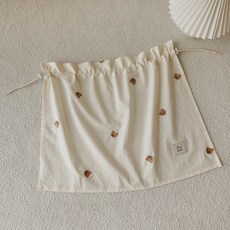 ChezBebe 汽車刺繡圖案遮陽罩, Shagomi Embroidered (Ivory), 1入