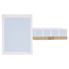All PAPER 描圖方格紙 75g, A4, 40張
