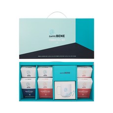 CAFFE BENE 咖啡伴 拉丁美洲+非洲即溶咖啡沖泡粉禮盒組 2號, 拉丁美洲溫和即溶咖啡包 30入+非洲溫和即如咖啡包 30入+馬克杯, 1組