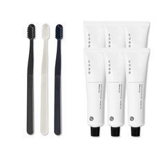 生活道感 牙膏+簡約牙刷組, 1套