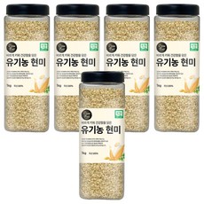 PrimeField 유기농 현미, 1kg, 5개