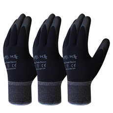 NiTex 保暖手套 L號, 黑色, 3組