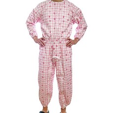 메디코 뒷지퍼 성인우주복 M, 하트핑크, 1개