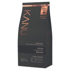 카누 커피 원두 벨베티 블랙, 홀빈(분쇄안함), 200g, 1개