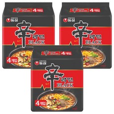 신라면 블랙 134g, 12개