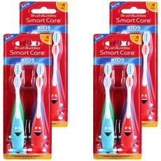 Brush Buddies 兒童牙刷4入組合, 混色, 4組, 4入