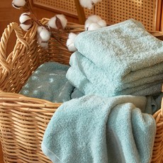 Keyria 飯店毛巾 200g 40支 精梳棉, 10個, 薄荷綠