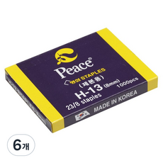 피스코리아 스테플 H-13 8mm 1000p, 8호침, 6개