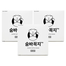 숨바꼭지 남성용 니플밴드 투명색 52매, 3개