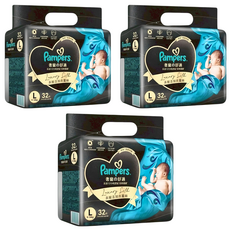 Pampers 幫寶適 奢寵幫黏貼型紙尿褲 9~14kg, L, 96片