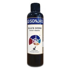 조소냐 조선자 블랙 젯소 Gesso Black, 1개, 250ml