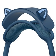 Dino Apple AirMax 頭帶貓咪保護套, 藍色, 1個, Airpods max