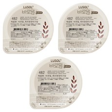 LUSOL 孩童常溫副食品軟飯 13個月以上, 黑米口味, 120g, 3個