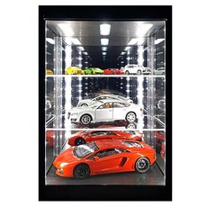 3層LED燈壓克力模型展示架 KC699278CASE, 1個