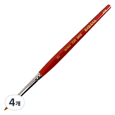 BABARA 세필붓 73R, 6호, 4개