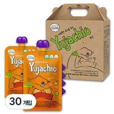 ORGANIC DiNO 水梨&柚子汁, 100ml, 30個