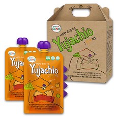 ORGANIC DiNO 水梨&柚子汁, 水梨綜合口味, 100ml, 10入