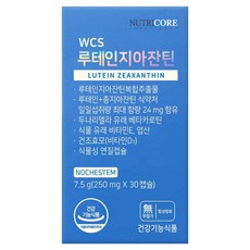Nutricore 葉黃素黃質營養補充劑, 30顆, 1盒
