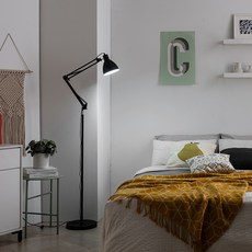 SPiANO 復古落地燈 SS89​​00, 黑色