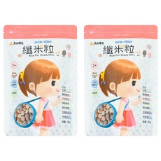 玉山碾米 纖米粒, 7+個月寶寶米餅, 圓粒好抓握 80g, 綜合, 2包