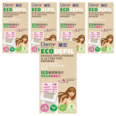 Daen 黛安 ECO臉部及敏感部位除毛片 環境友善純素配方, 5盒