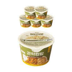 그로서리서울 배부른 시금치커리 곤약 컵밥, 220g, 6개