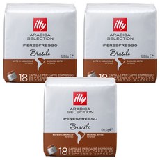 일리 브라질 캡슐커피 18p, 6.7g, 18개입, 3개 6.7g, 18개입, 3개
