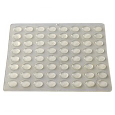 HANSSEM 通用防噪音緩衝透明防撞貼紙 64p, 1個