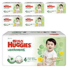 HUGGIES 好奇 Nature Made黏貼型尿布, 第4階段, 240張