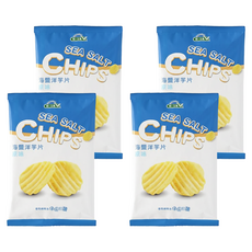 統一生機 海鹽洋芋片 原味, 50g, 4包