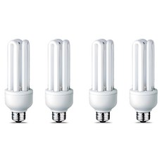 JangsuLamp 內置安定器燈泡 20W EL 20EX-D, 晝光色, 4個