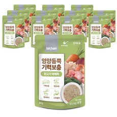 이즈칸 고양이 영양듬뿍 기력보충, 닭고기야채죽, 80g, 12개 닭고기야채죽, 80g, 12개