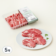 성지농장 동물복지 한돈 목심 구이용 (냉장), 5개, 400g