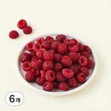 산지직송 푸드베이스 산딸기, 250g, 6팩