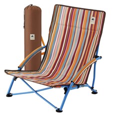 LOGOS 寬低露營椅, 紅色, 1個