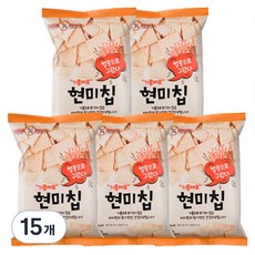 기름제로현미칩 국산, 60g, 15개