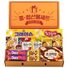 ONEULEUIHANKKI 綜合餅乾糖果禮盒組, 1組, 10種零食餅乾