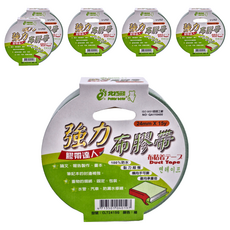 polar bear 北極熊 強力布膠帶 CLT2415G 24mm x 15y, 綠色, 6捲