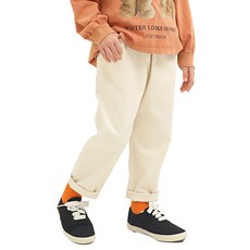 KIDSCODI 兒童款修身水洗棉褲