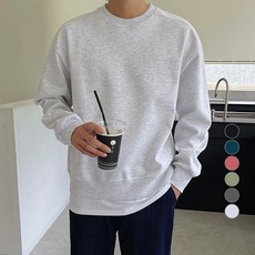 조군샵 남성용 소프트 이중지 절개 맨투맨 JG1964