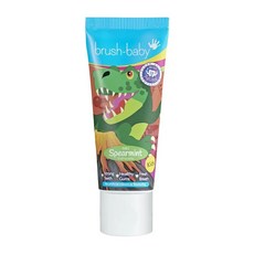 brush-baby 恐龍木糖醇牙膏 溫和薄荷味 適合兒童, 50ml, 1條