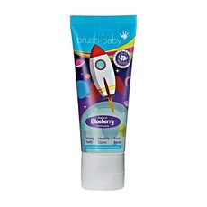brush-baby 太空探險天然藍莓木糖醇牙膏, 50ml, 1條