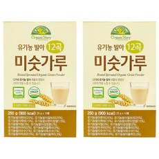 Organic Story 12種發芽穀物沖泡粉, 2盒, 250g