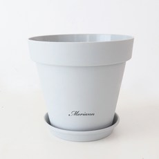 MORIANN 藝術花盆組 6個, 淺灰色, 1組