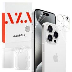 아자벨 TPU 올인원 풀커버 쉴드 자가복원 풀패키지 보호필름 5종, 1세트