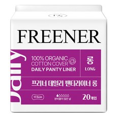 프리너 데일리 팬티라이너, 롱, 20개입, 1개