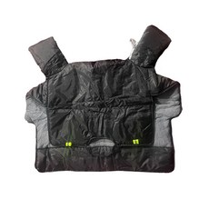 BBOMMA 機車膝部擋風罩 + 兩側手把套組, 1套, 黑色(絨毛隨機出貨)