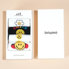 Sockpiens 女襪4雙禮盒組