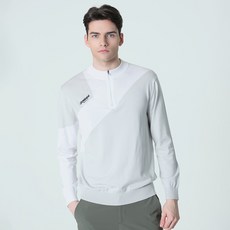 Cleveland GOLF 男士活動半拉鍊假領長袖針織 CGKMKT1012